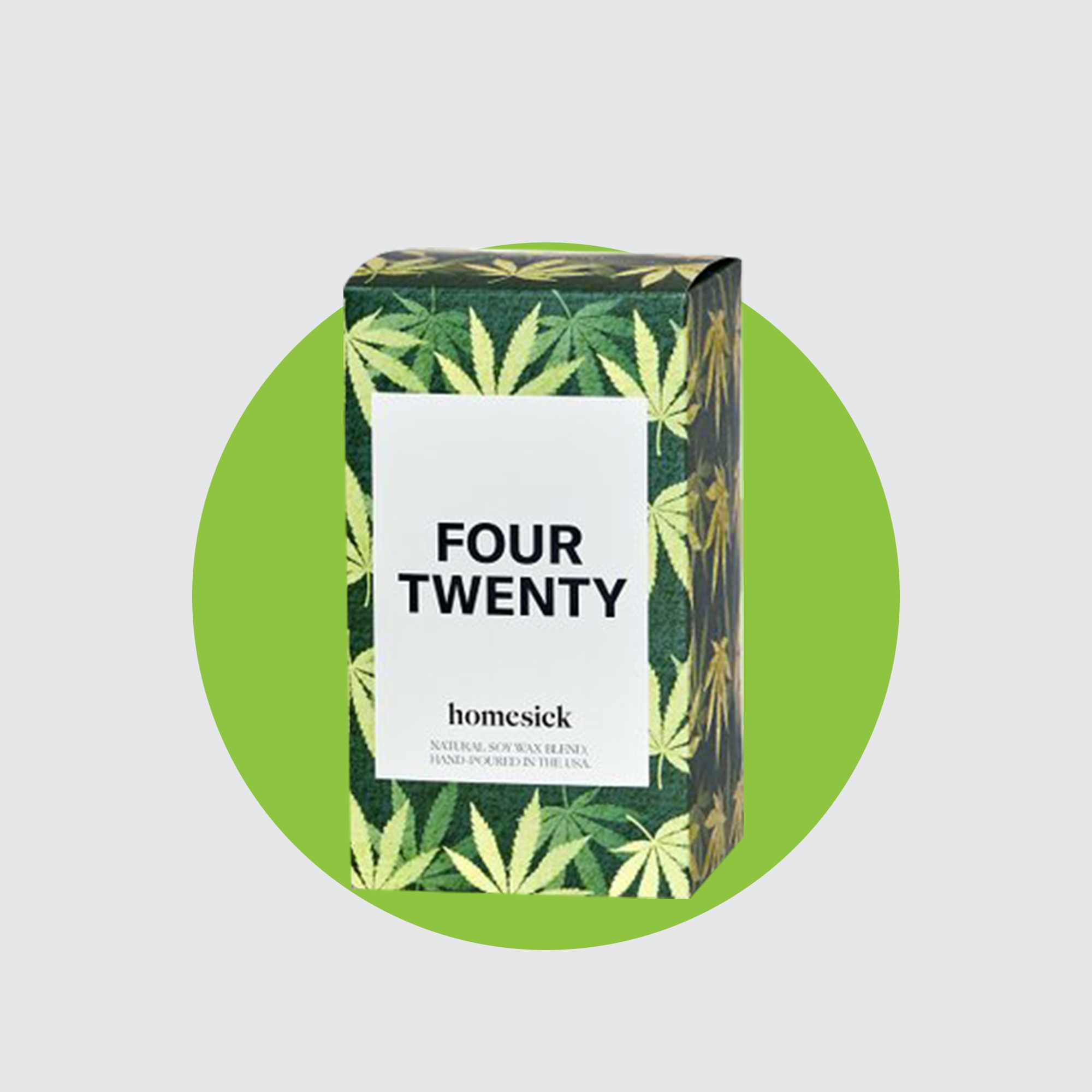 Printed Hemp Candle Packing